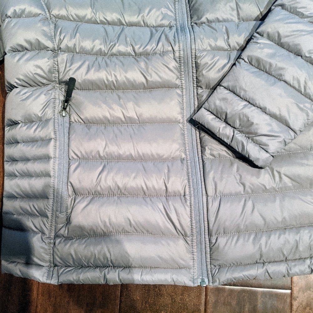 Men's Grey Puffer Jacket - Picture 6 of 6